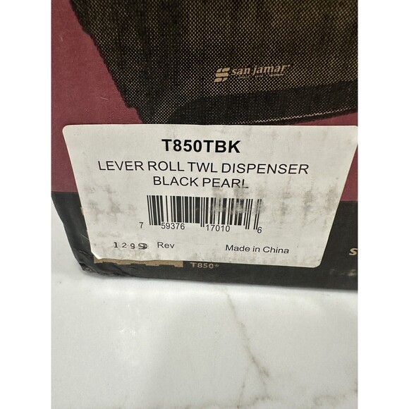 San Jamar Integra Lever Paper Towel Dispenser Black SAN‎ T850TBK New in Box - Picture 4 of 6